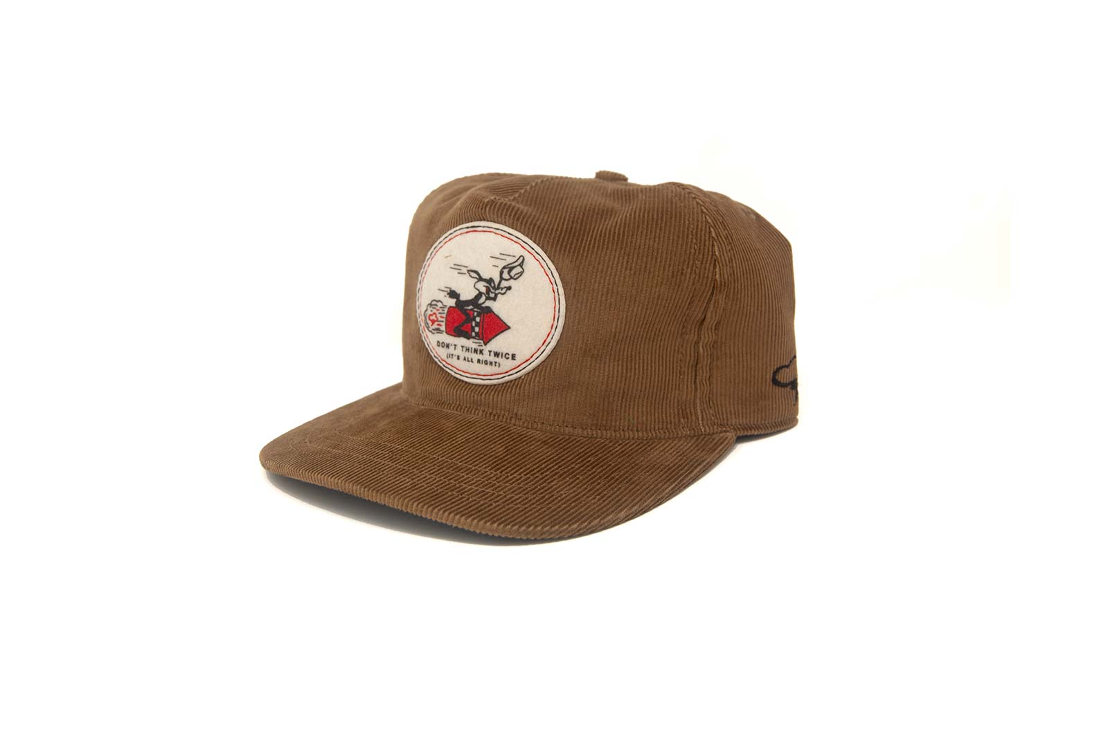 DON'T THINK TWICE CORD Snapback - BROWN