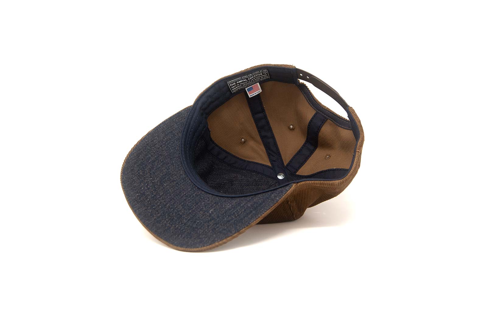DON'T THINK TWICE CORD Snapback - BROWN