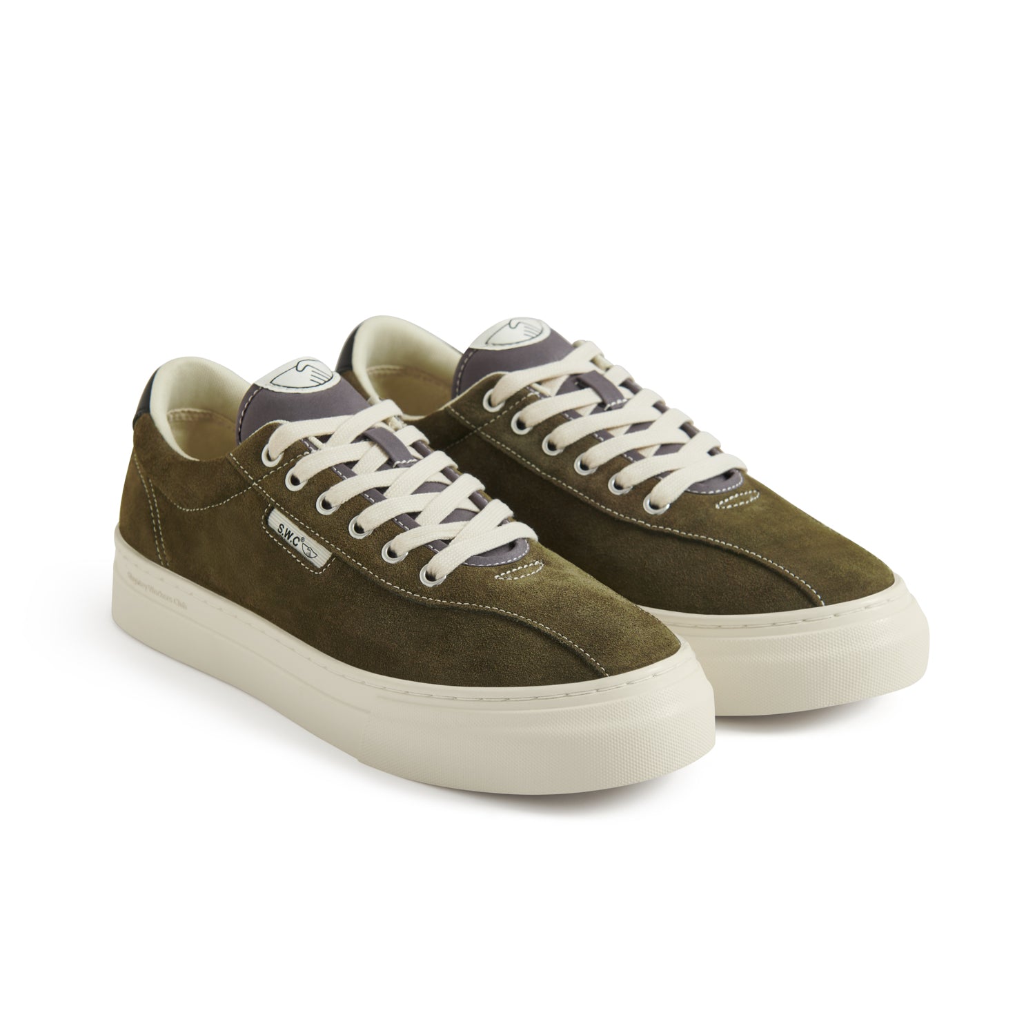DELLOW 02 CUP SUEDE - WOODLAND