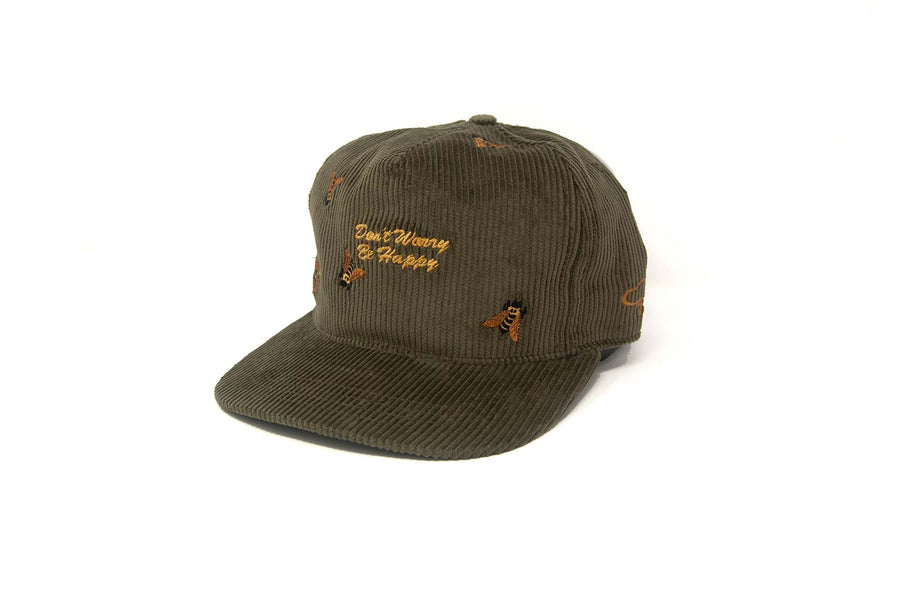 DON'T WORRY Snapback - OLIVE