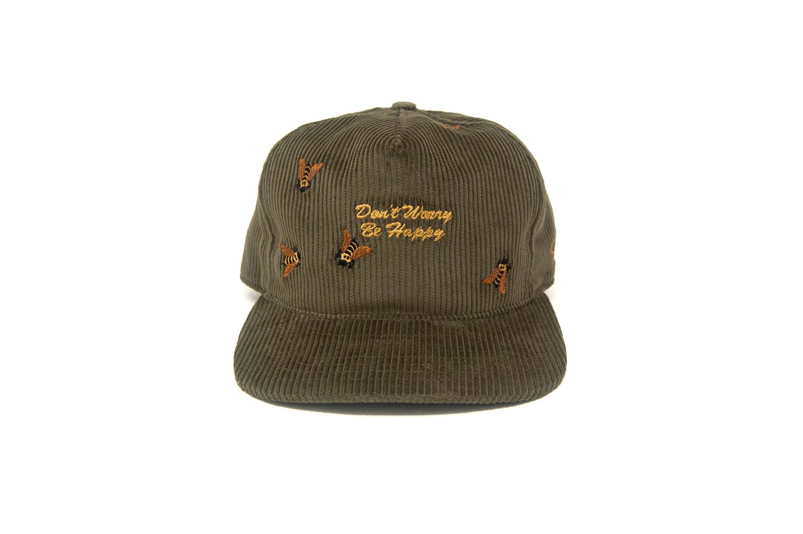 DON'T WORRY Snapback - OLIVE