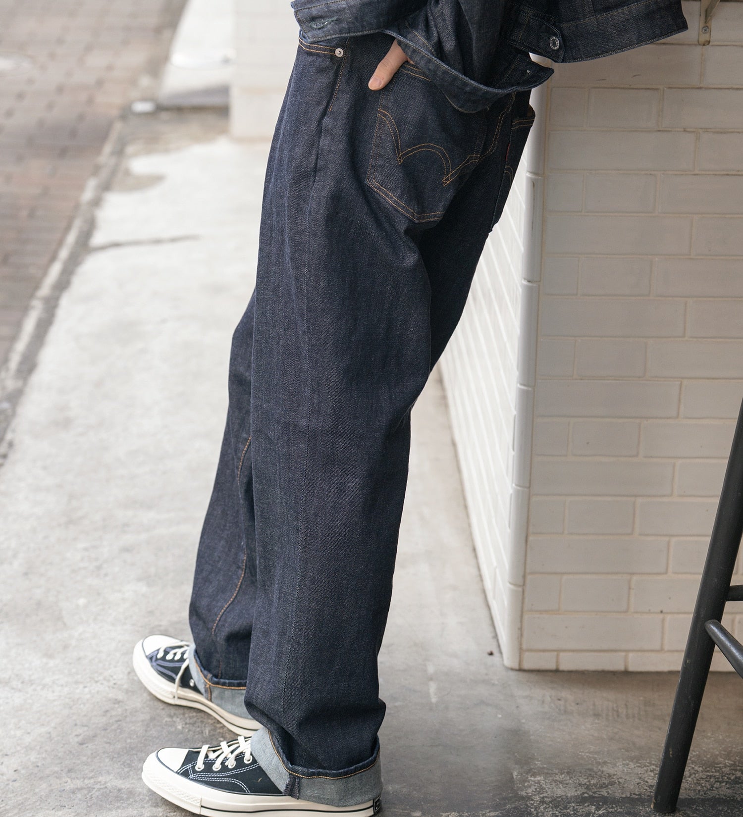 E50334-00 503 RELAX TAPERED - INDIGO