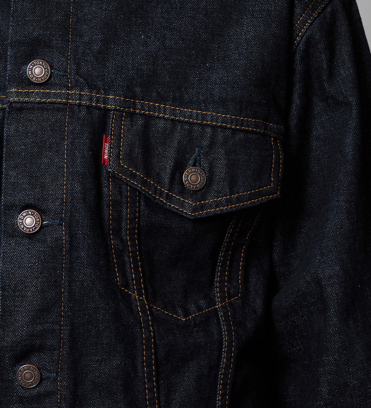 E55560-300 505ZXX DENIM JACKET, SELVEDGE - INDIGO