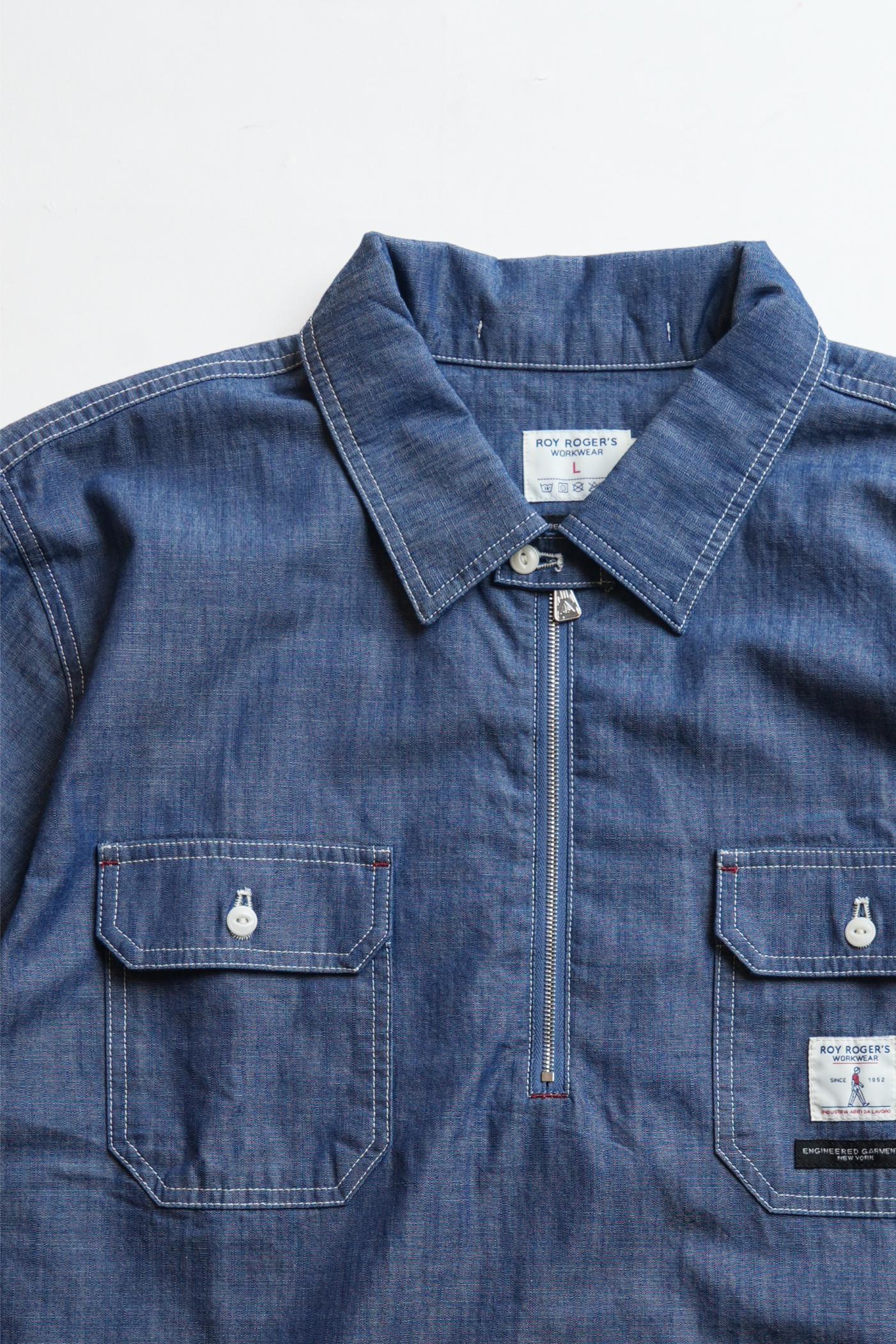 Spinnaker shirt R.R.WORKWEAR x E.G. Chambray - Rinse Indigo
