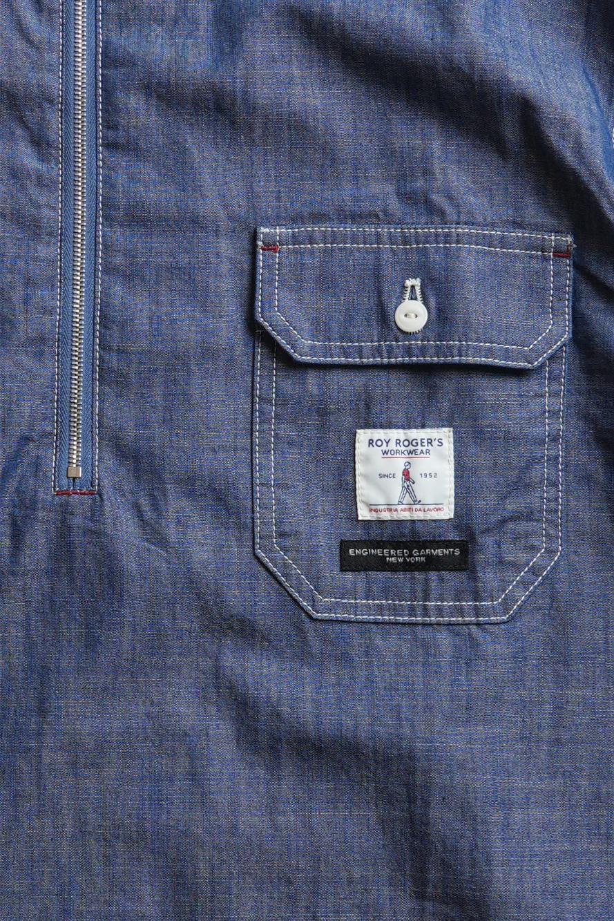 Spinnaker shirt R.R.WORKWEAR x E.G. Chambray - Rinse Indigo