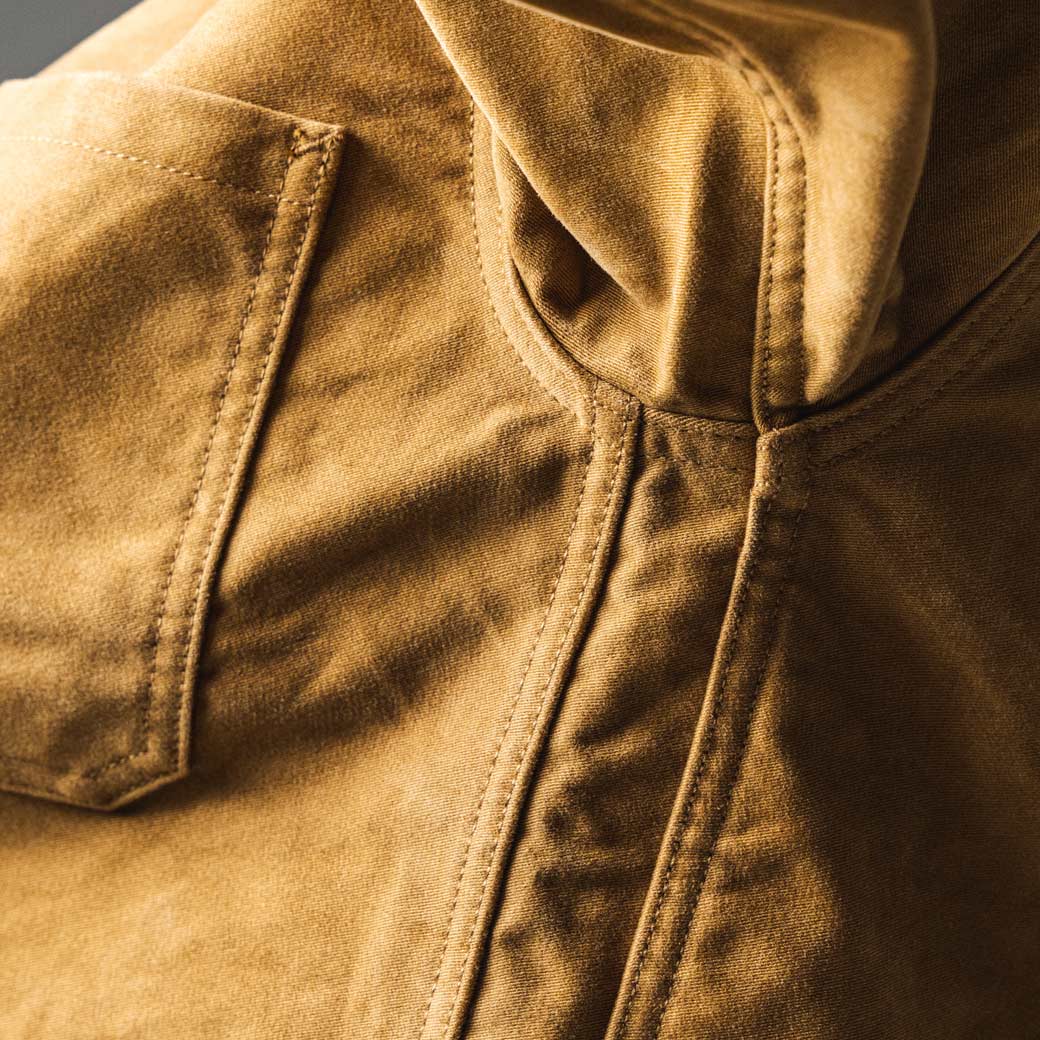 F2373 FRENCH MOLESKIN JKT - KHAKI
