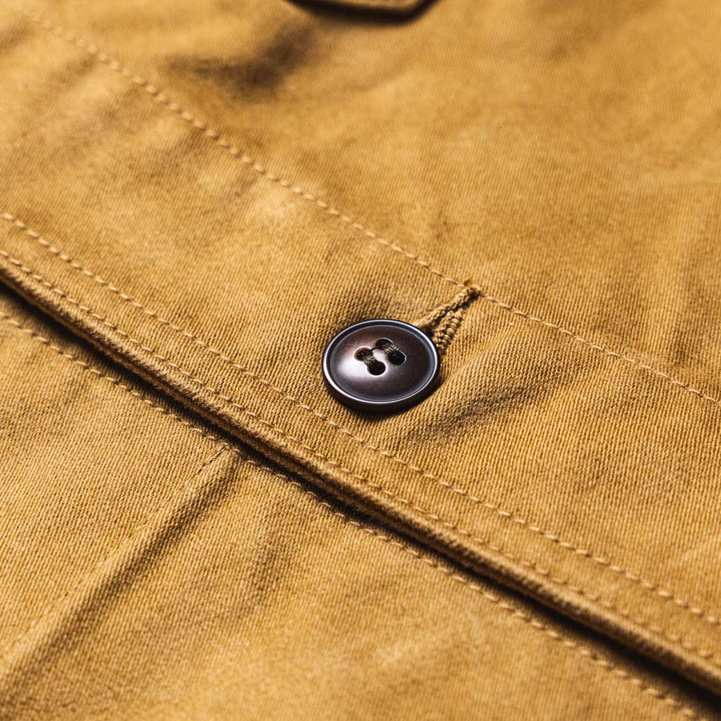 F2373 FRENCH MOLESKIN JKT - KHAKI