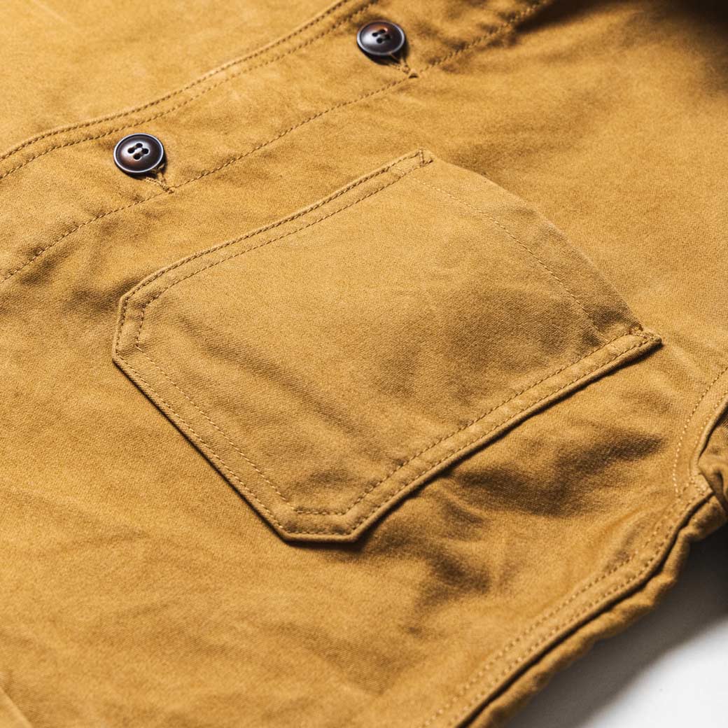 F2373 FRENCH MOLESKIN JKT - KHAKI