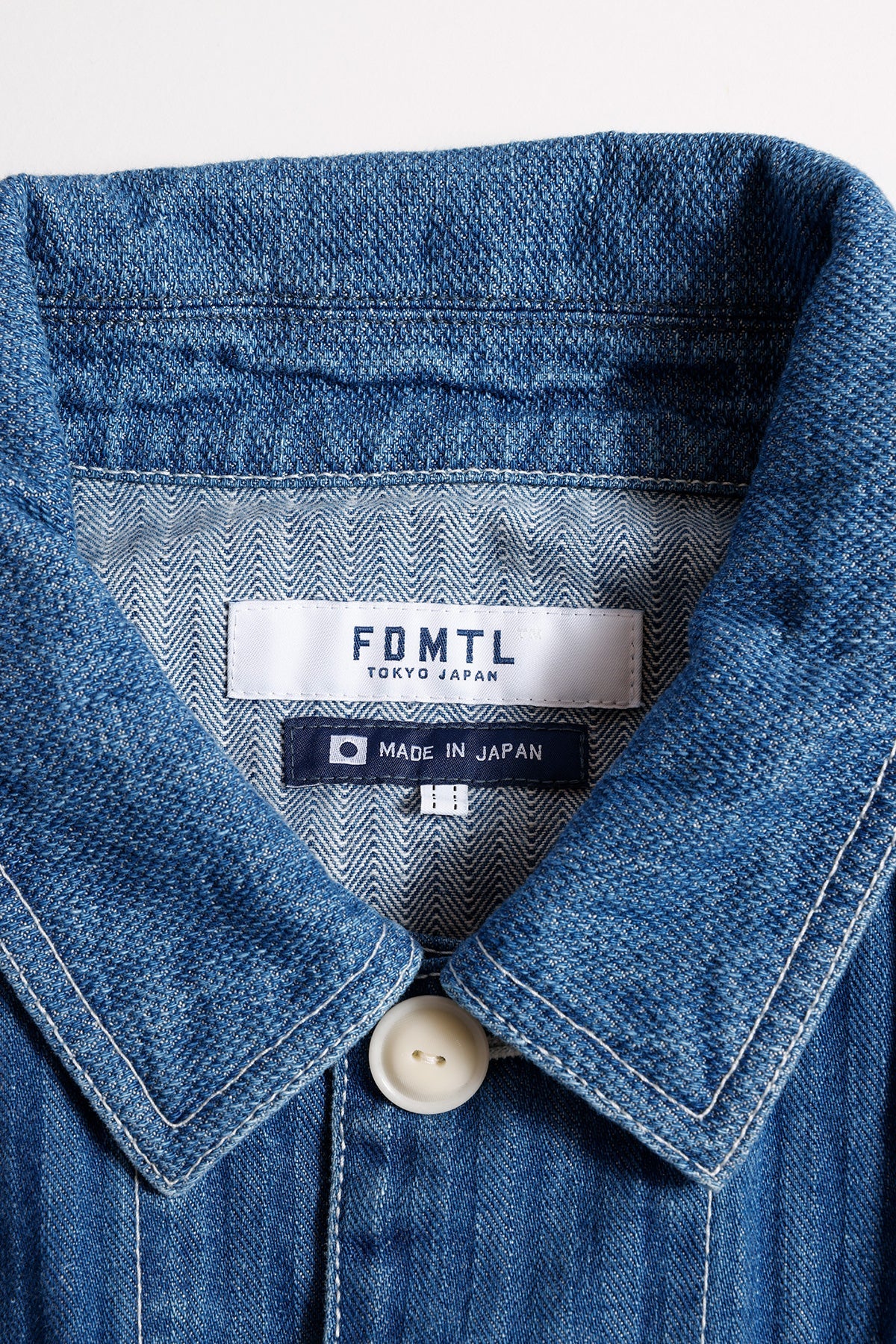 PATCHWORK COVERALL JACKET 3YR WASH (FA26) - INDIGO