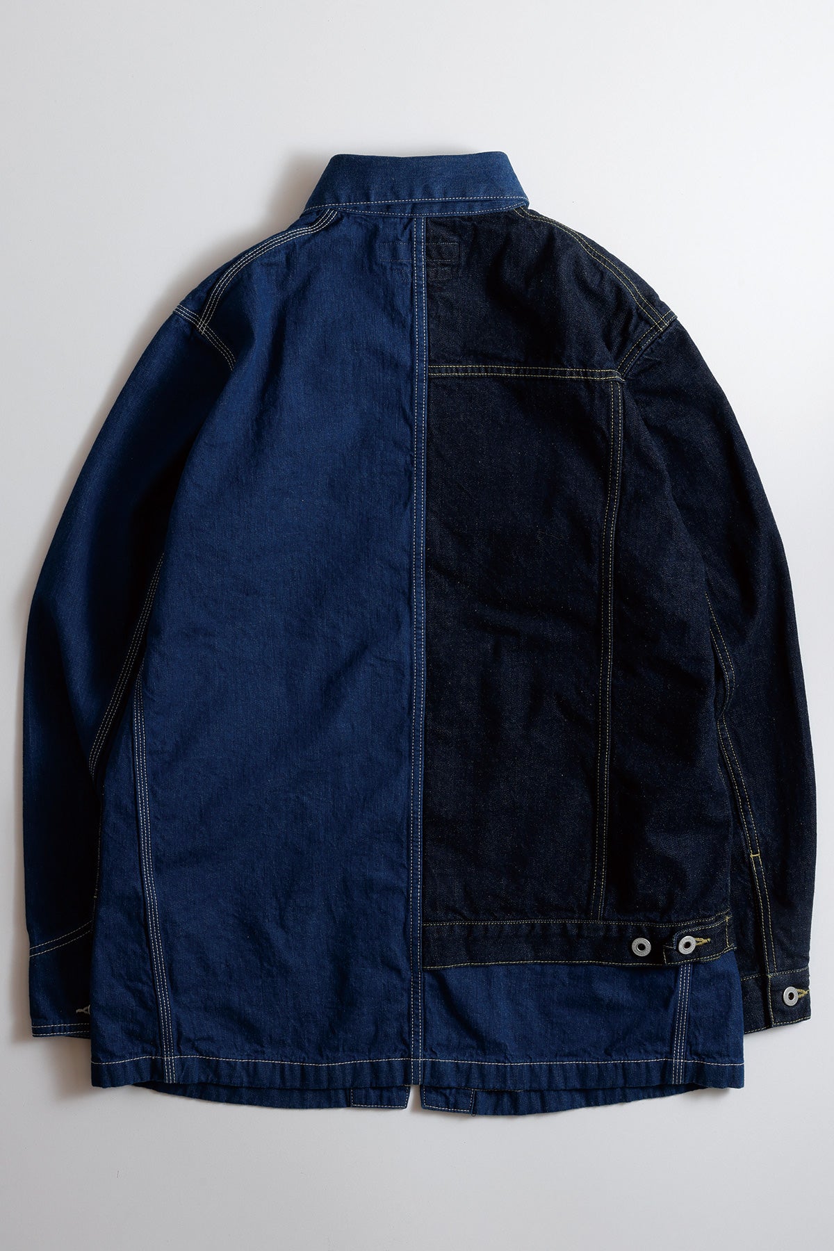 THIRD JACKET COVERALL RINSE (AW25) - INDIGO