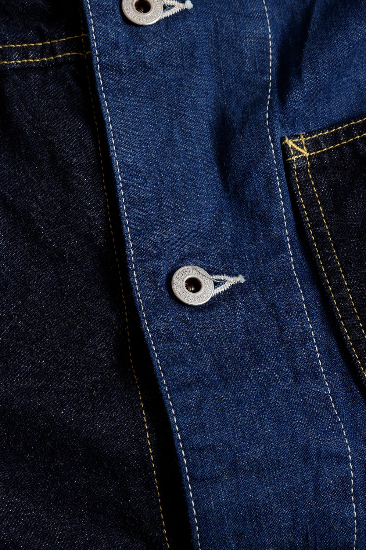 THIRD JACKET COVERALL RINSE (AW25) - INDIGO