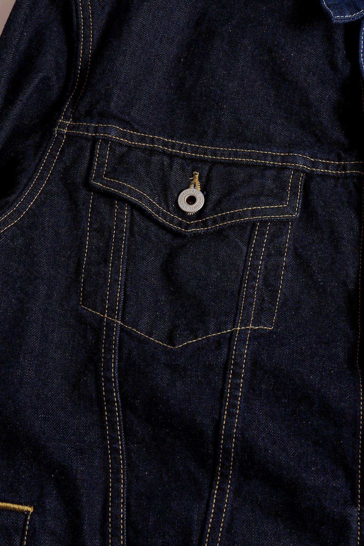 THIRD JACKET COVERALL RINSE (AW25) - INDIGO