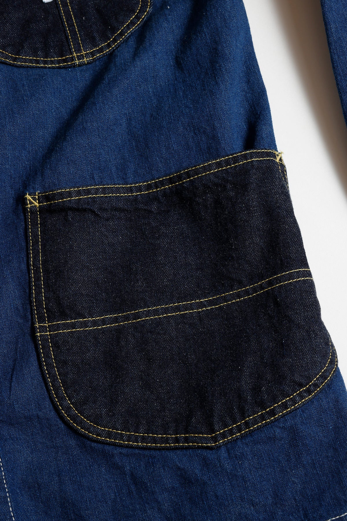 THIRD JACKET COVERALL RINSE (AW25) - INDIGO