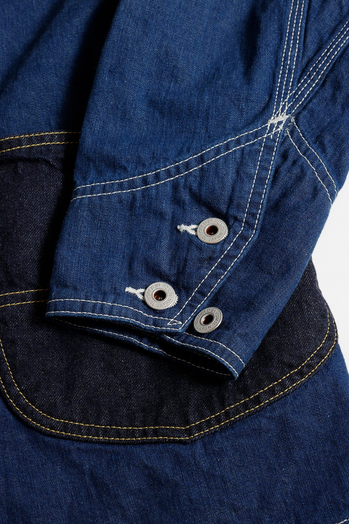 THIRD JACKET COVERALL RINSE (AW25) - INDIGO