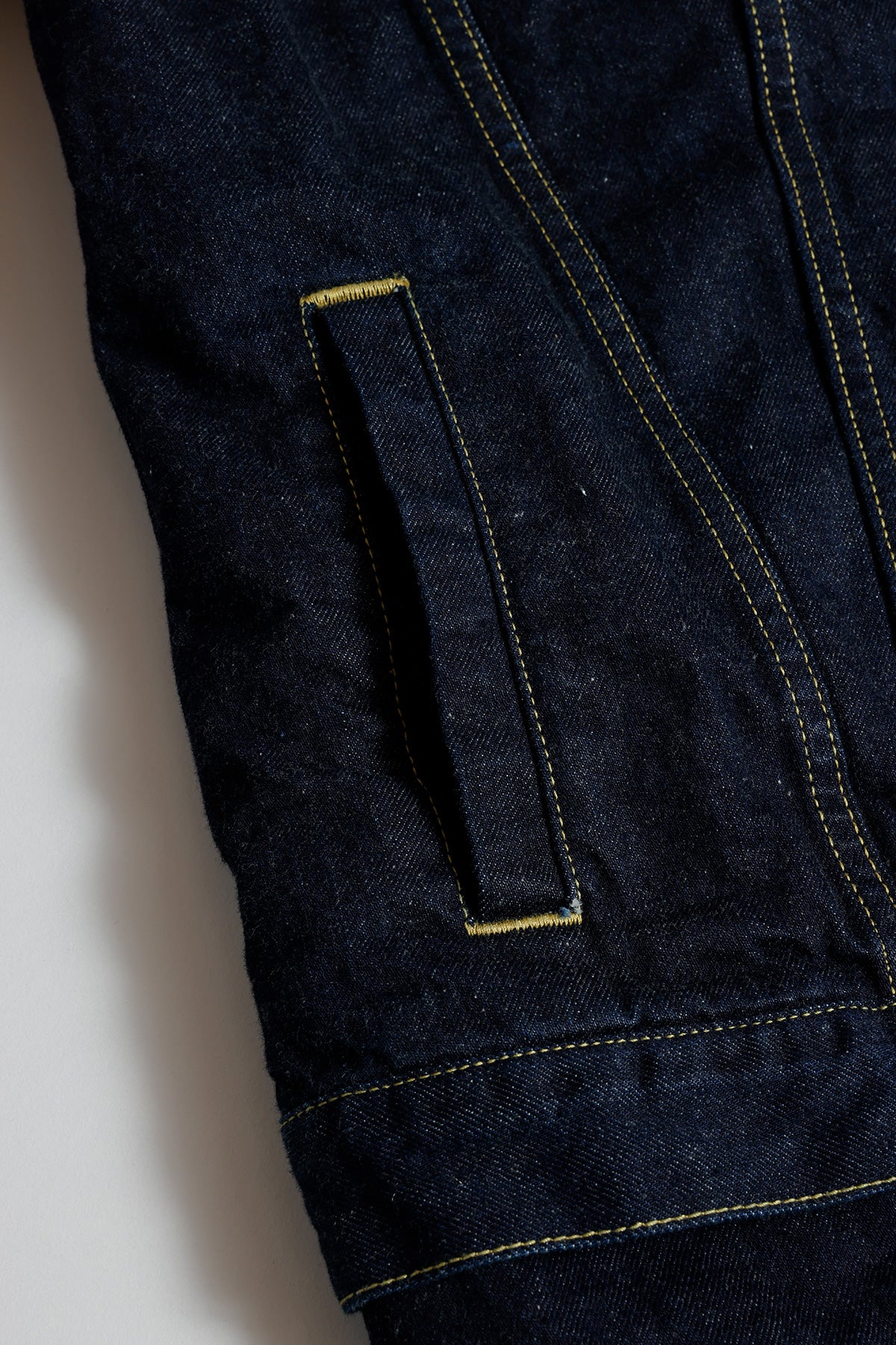 THIRD JACKET COVERALL RINSE (AW25) - INDIGO