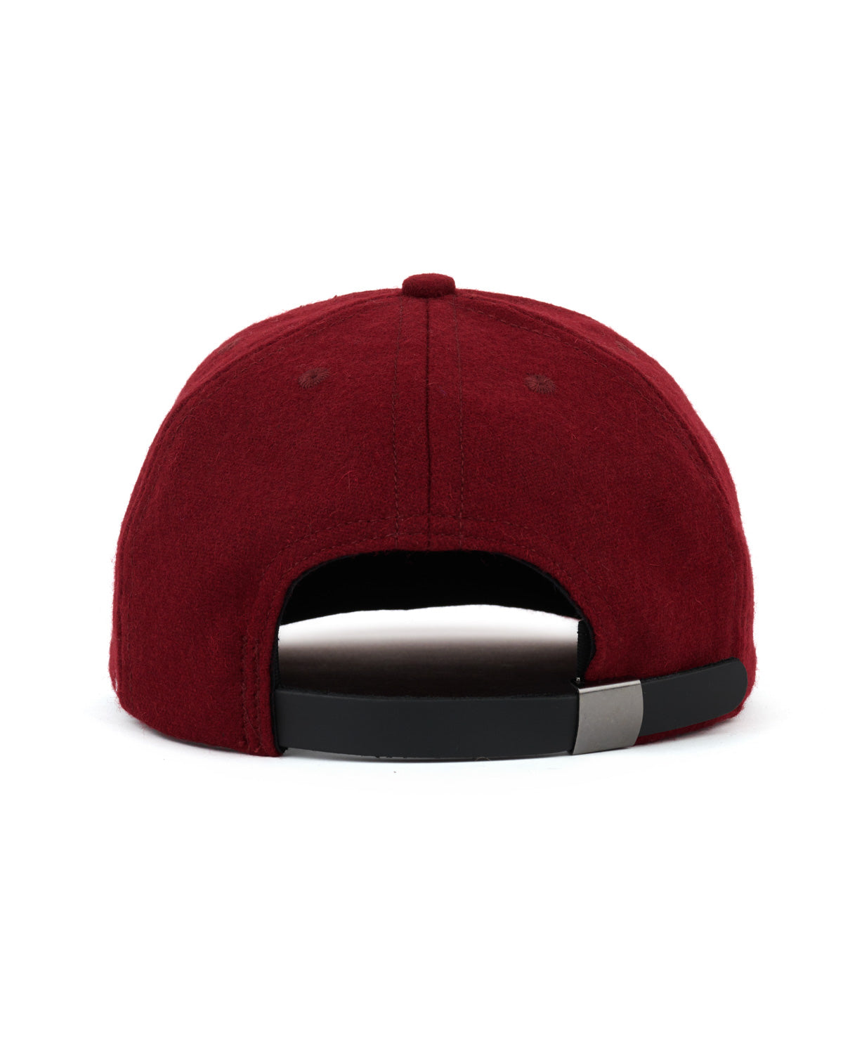 Flannel Logohead 6 Panel Hat - Burgundy