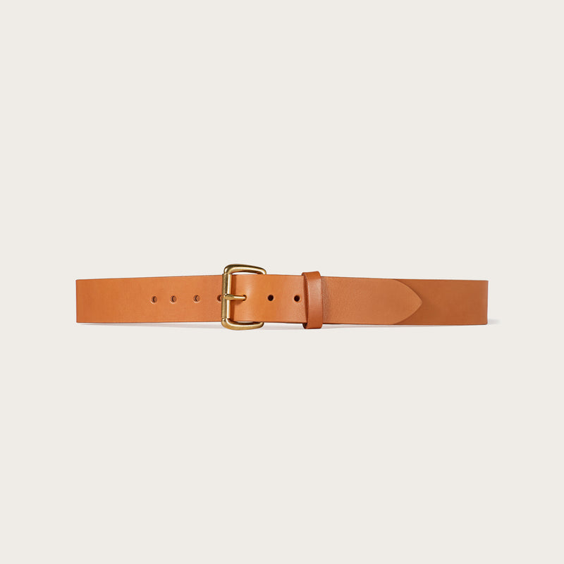 1 1/2" BRIDLE LEATHER BELT - TAN