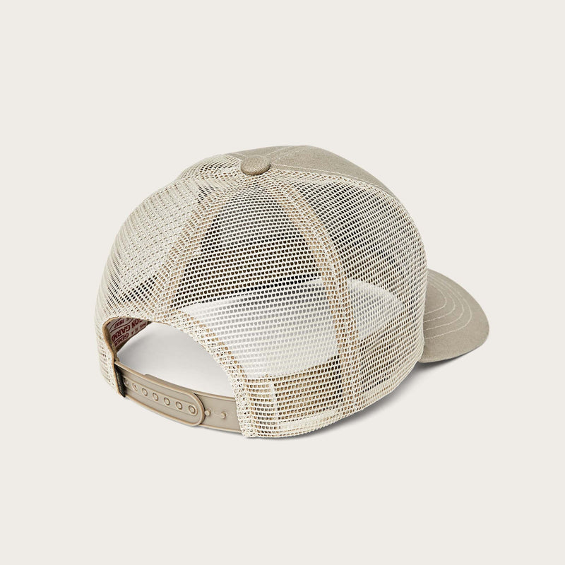 DRY TIN CLOTH LOGGER MESH CAP - GRAY KHAKI