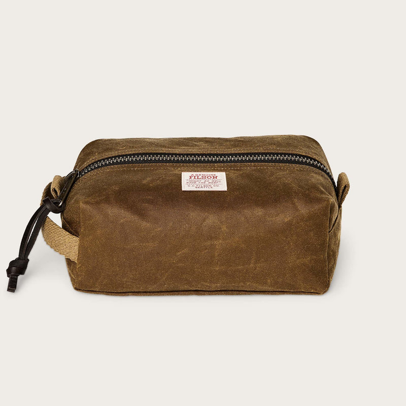 TIN CLOTH TRAVEL KIT - DARK TAN