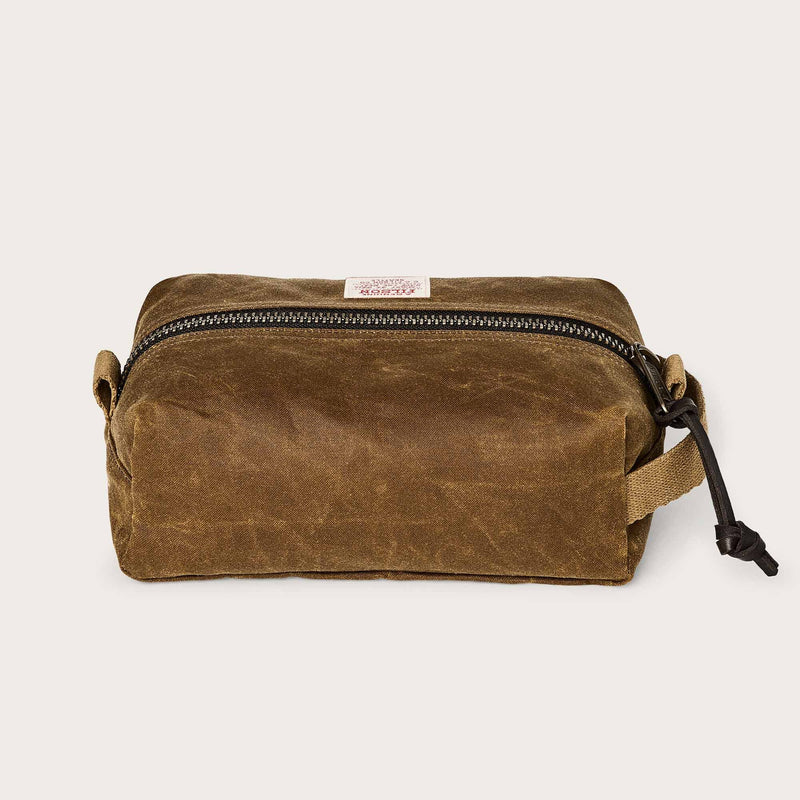 TIN CLOTH TRAVEL KIT - DARK TAN