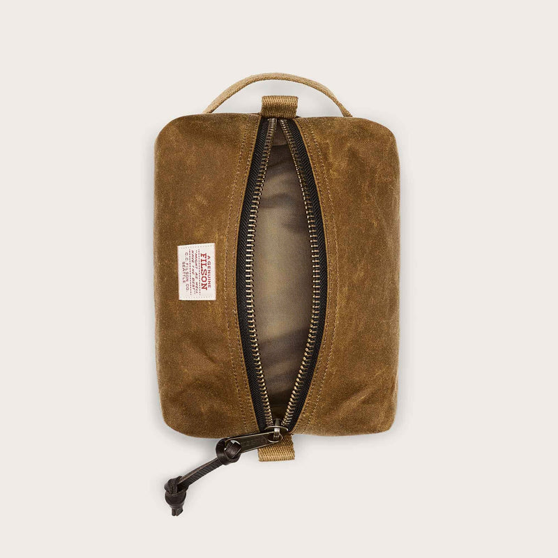 TIN CLOTH TRAVEL KIT - DARK TAN