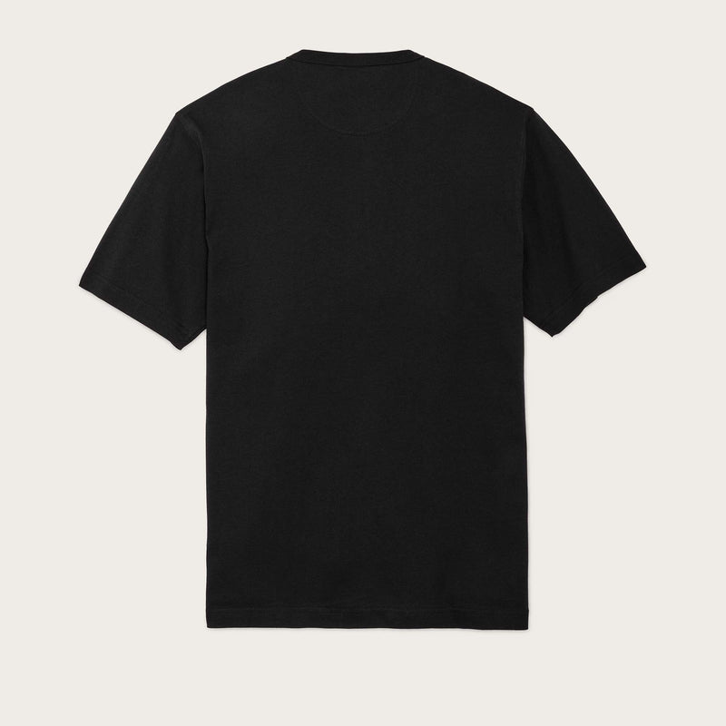 FRONTIER HENLEY T-SHIRT - BLACK