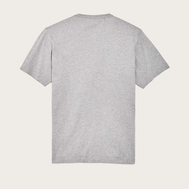 FRONTIER HENLEY T-SHIRT - HEATHER GRAY