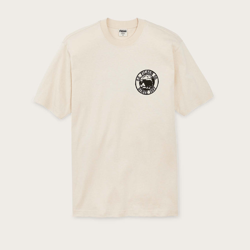 FRONTIER GRAPHIC T-SHIRT - NATURAL/BEAR