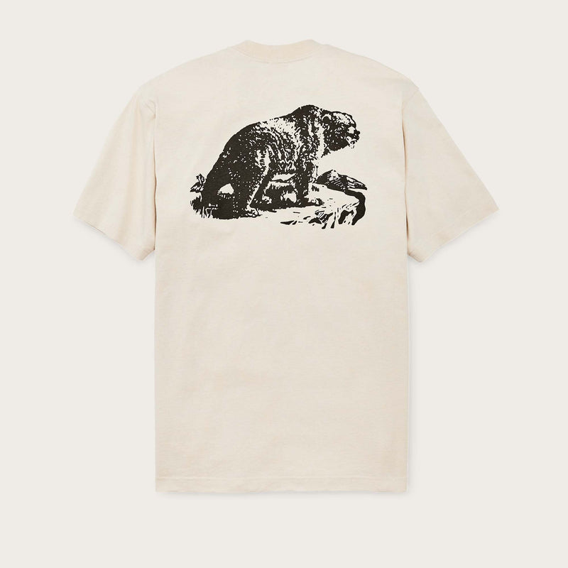 FRONTIER GRAPHIC T-SHIRT - NATURAL/BEAR