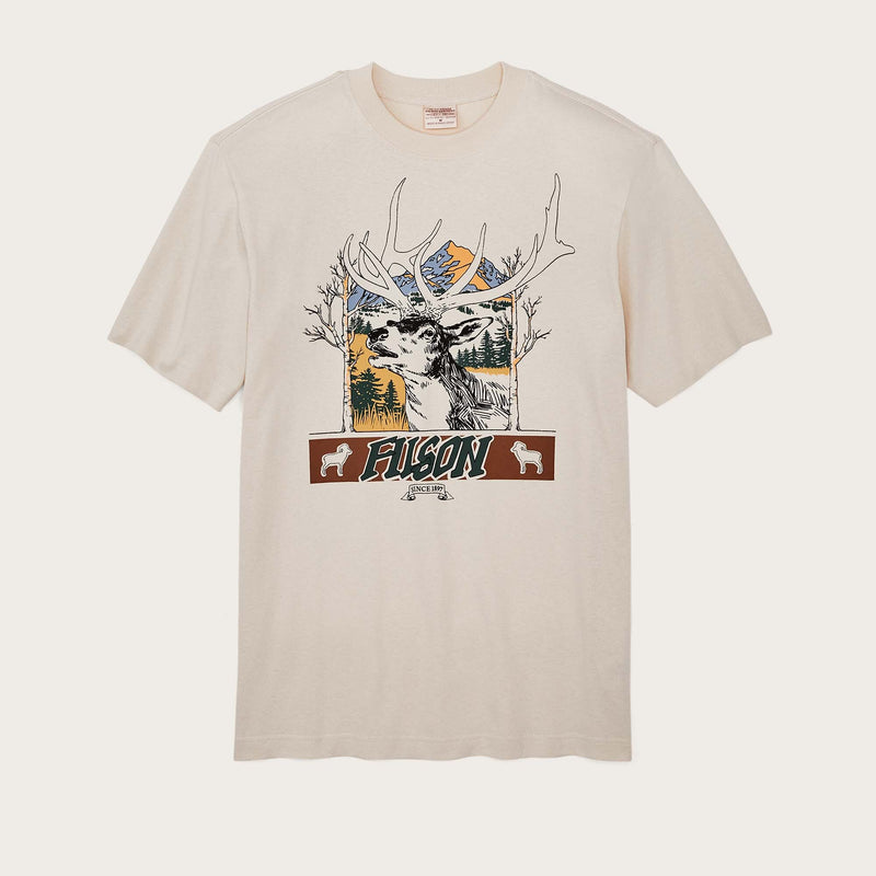 FRONTIER GRAPHIC T-SHIRT - BIRCH/ELK MOUNTAIN