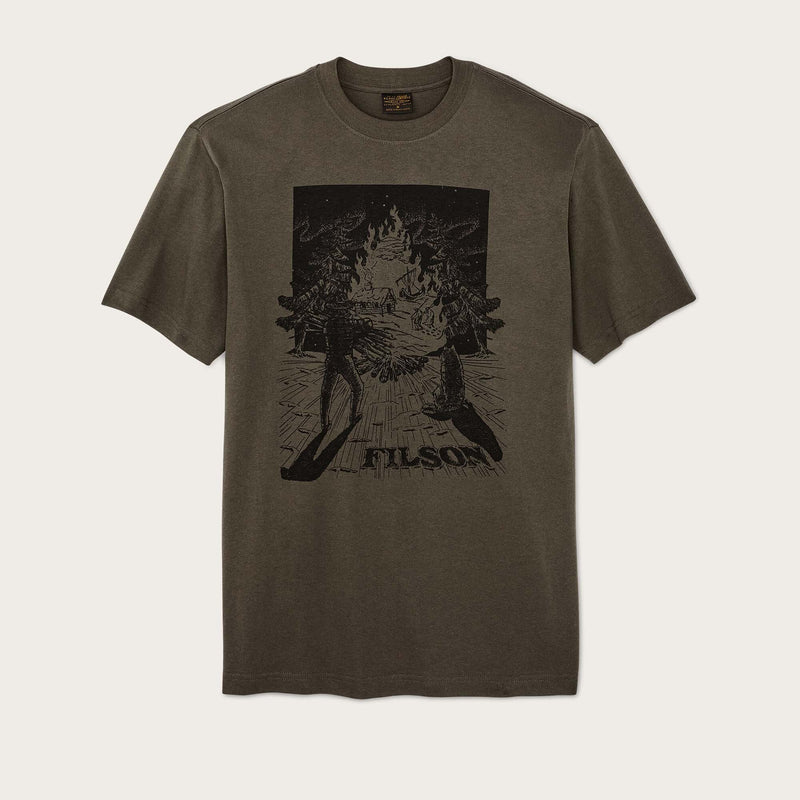 FRONTIER GRAPHIC T-SHIRT - TARMAC/VISION