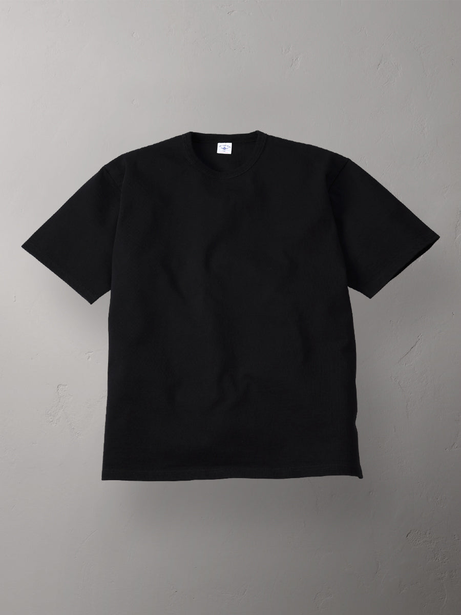 FN-HTK-001 T-SHIRT - LOOPWHEEL HEAVY - BLACK