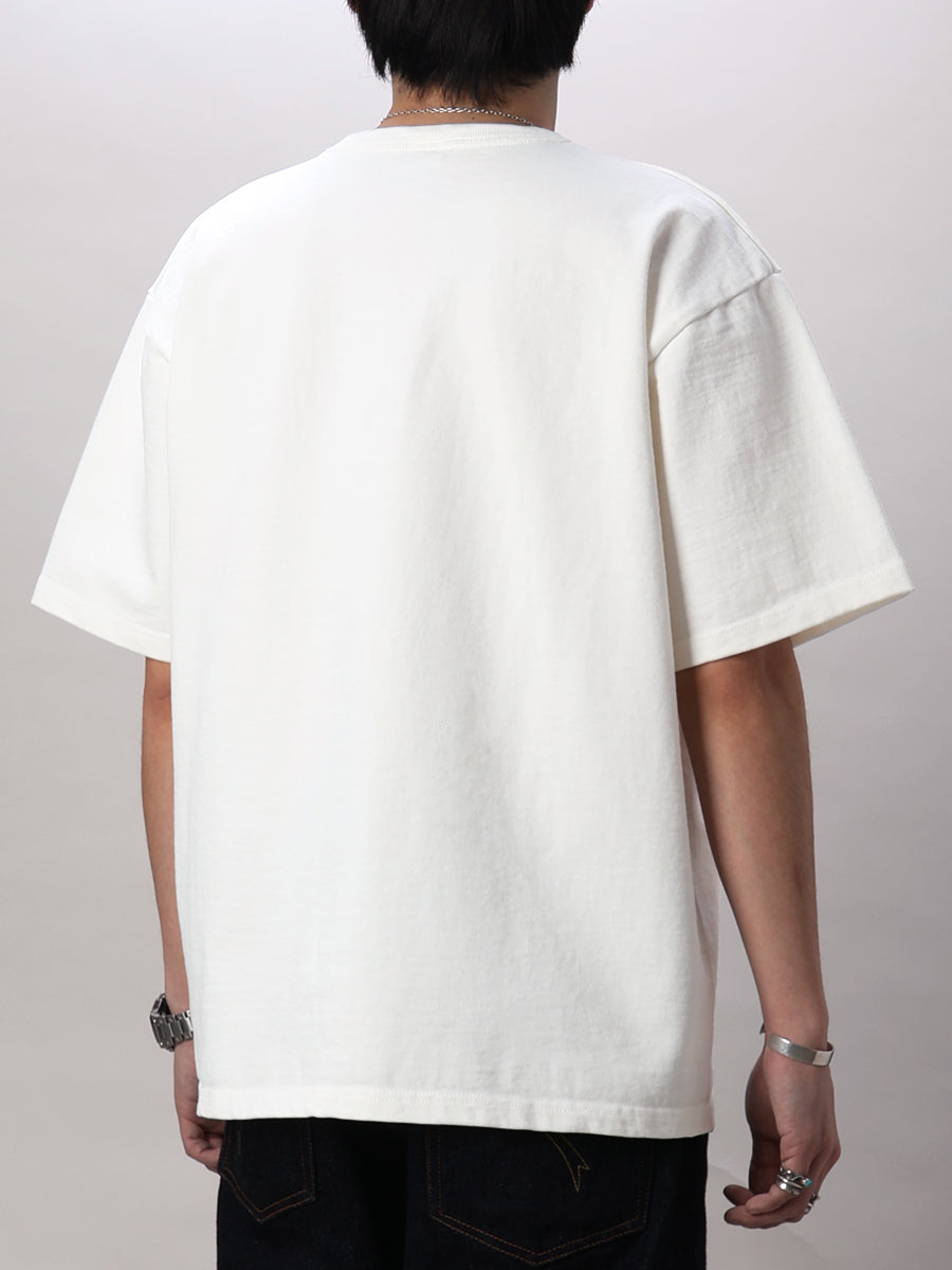 FN-HTK-001 T-SHIRT - LOOPWHEEL HEAVY - WHITE