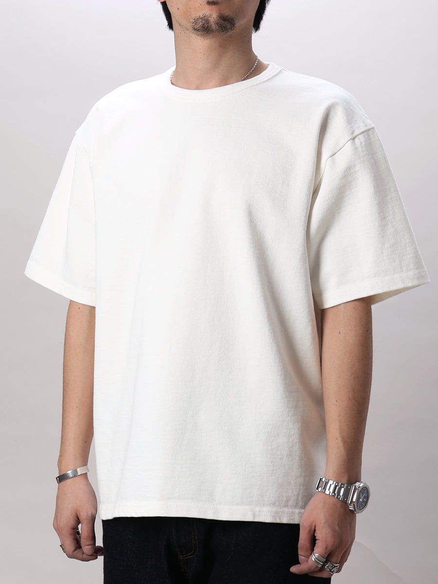 FN-HTK-001 T-SHIRT - LOOPWHEEL HEAVY - WHITE