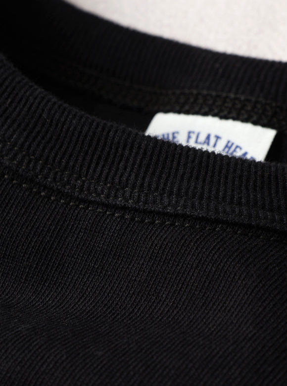 FN-HTK-001 T-SHIRT - LOOPWHEEL HEAVY - BLACK