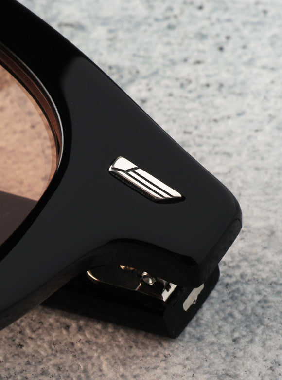 FN-IW-GL102 EYEWEAR - SUNGLASSES TYPE2 - BLACK x ORANGE