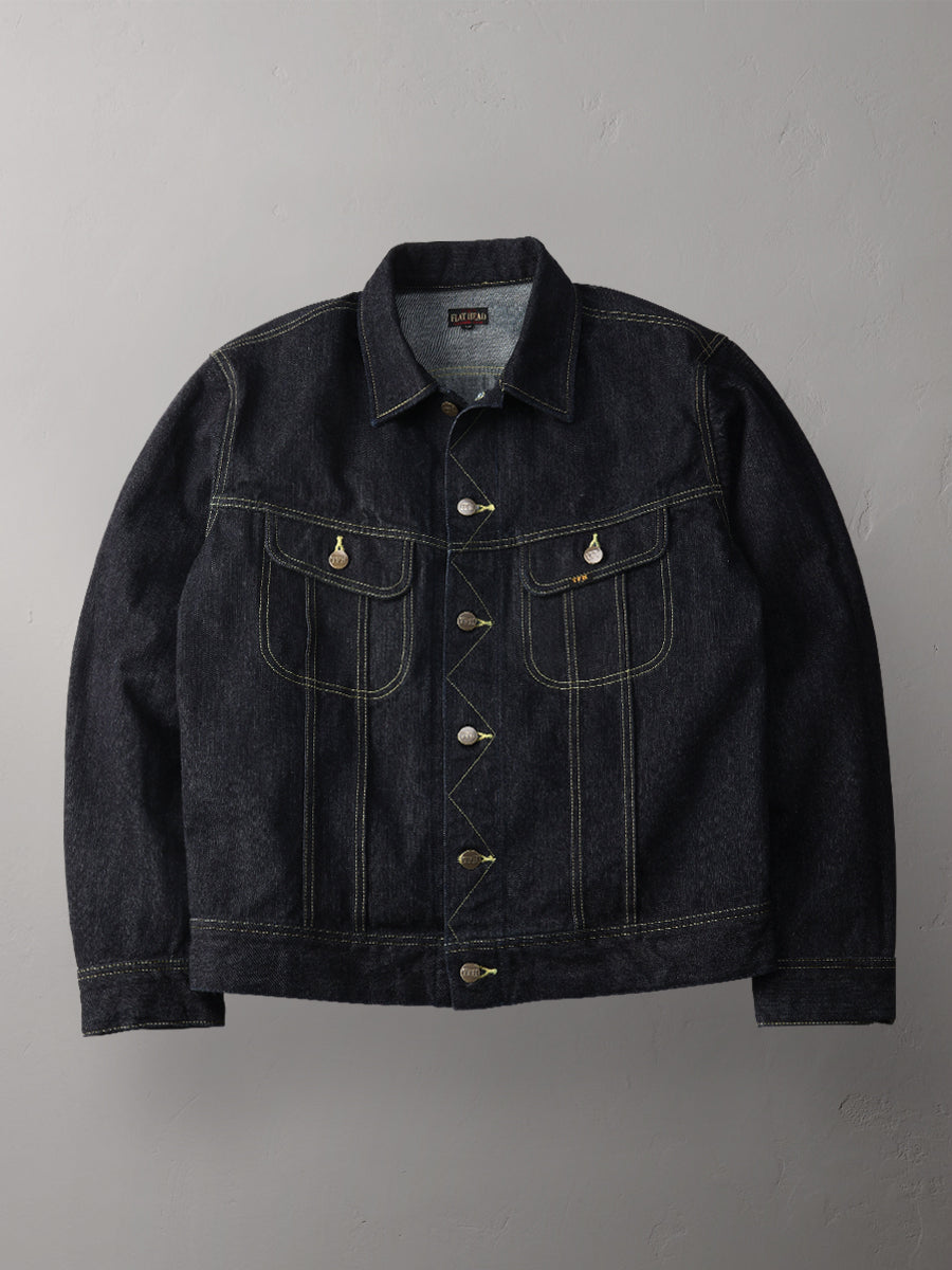FN-OJ-D103 JACKET - 14.5oz DENIM - INDIGO