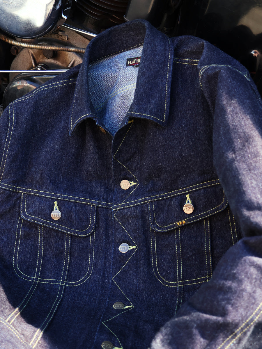 FN-OJ-D103 JACKET - 14.5oz DENIM - INDIGO