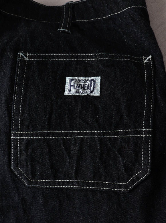 FN-S-DP003 HALF PANTS - 12oz DENIM - INDIGO