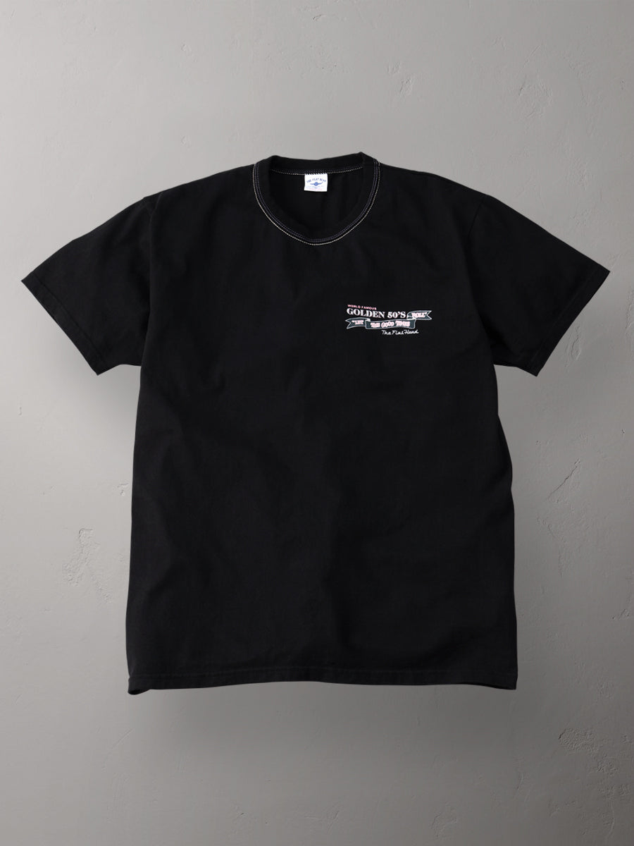 FN-THC-063 T-SHIRT - GOLDEN 50’S - BLACK