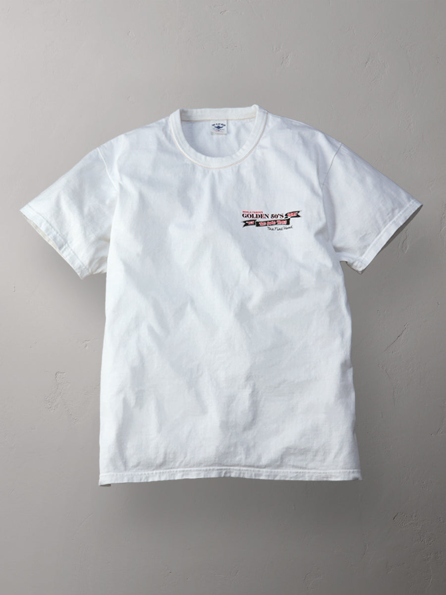 FN-THC-063 T-SHIRT - GOLDEN 50’S - WHITE