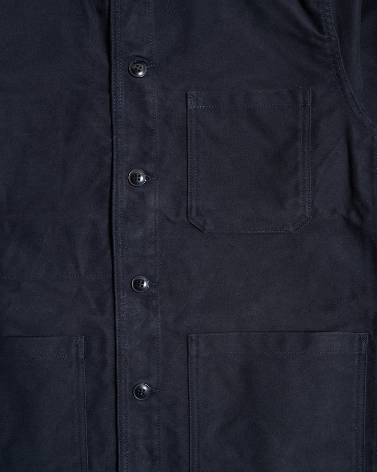 F2373 FRENCH MOLESKIN JKT - NAVY