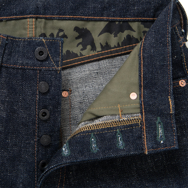 GZ-012 Monster War Jeans - INDIGO
