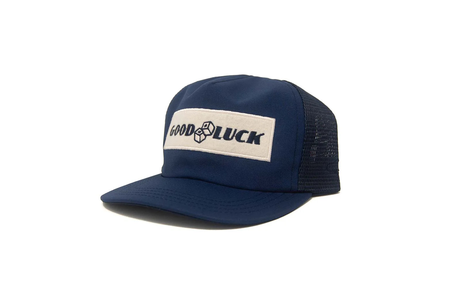GOOD LUCK TRUCKER Snapback  - NAVY