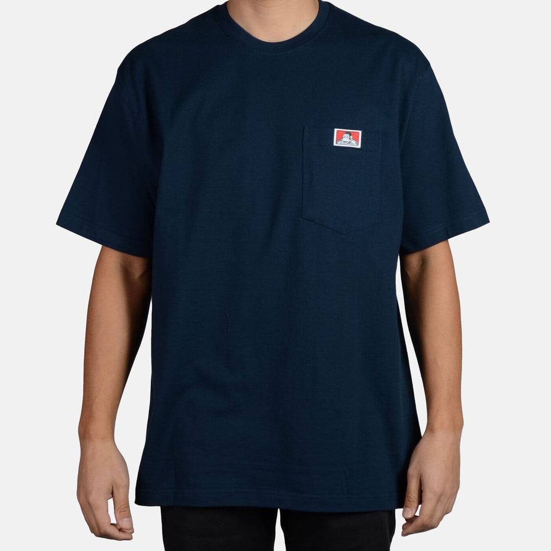 HEAVY DUTY POCKET TEE S/S - NAVY