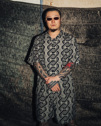 NISSACO SHIRT - BLACK/GREY