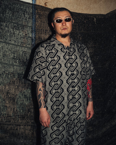 NISSACO SHIRT - BLACK/GREY