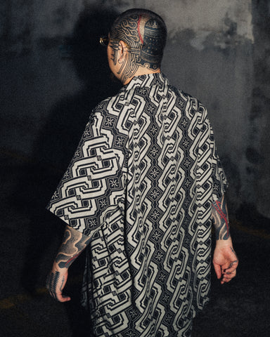 NISSACO SHIRT - CHARCOAL/BLACK