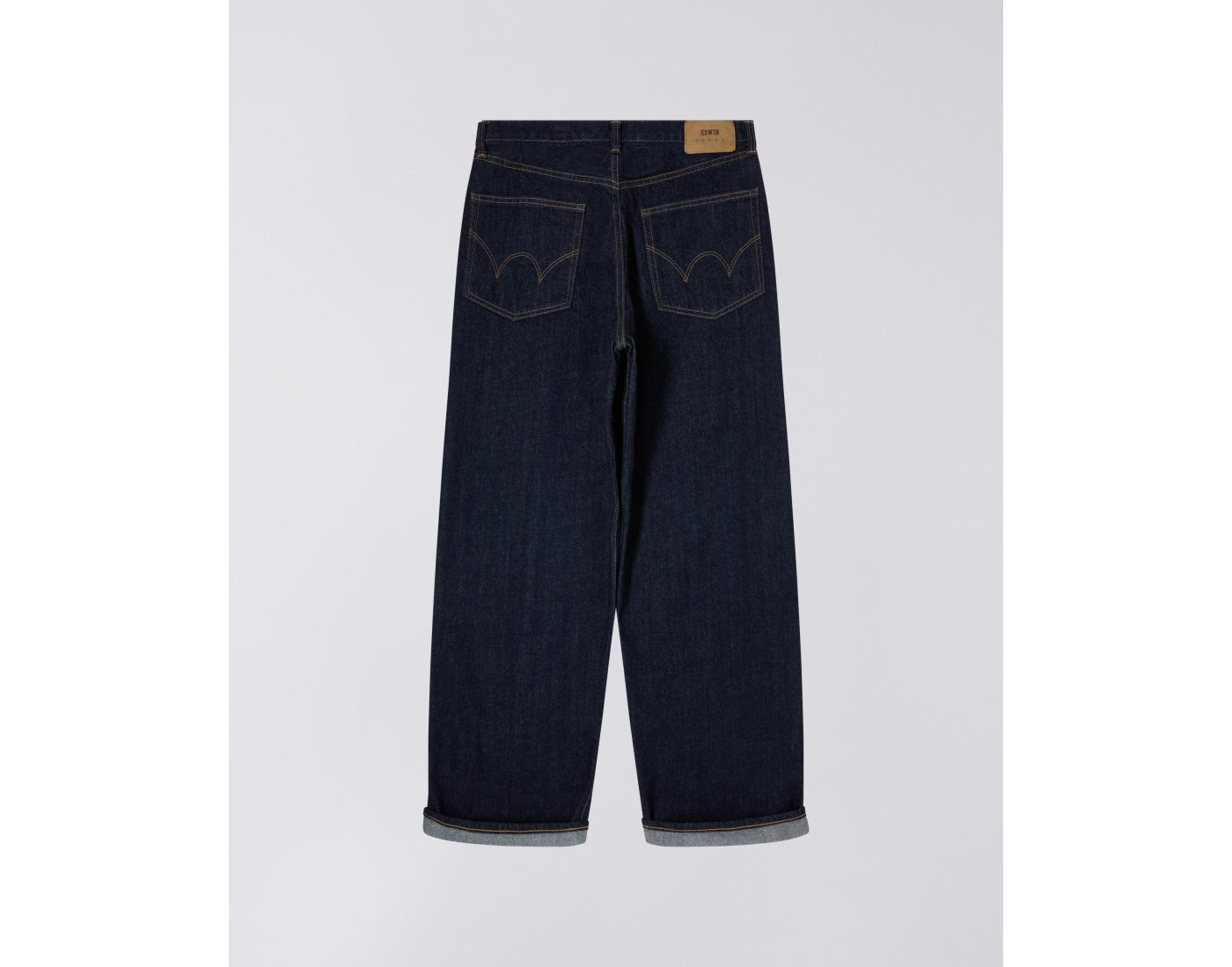 EEU05-200 WIDE PANT - BLUE RINSED