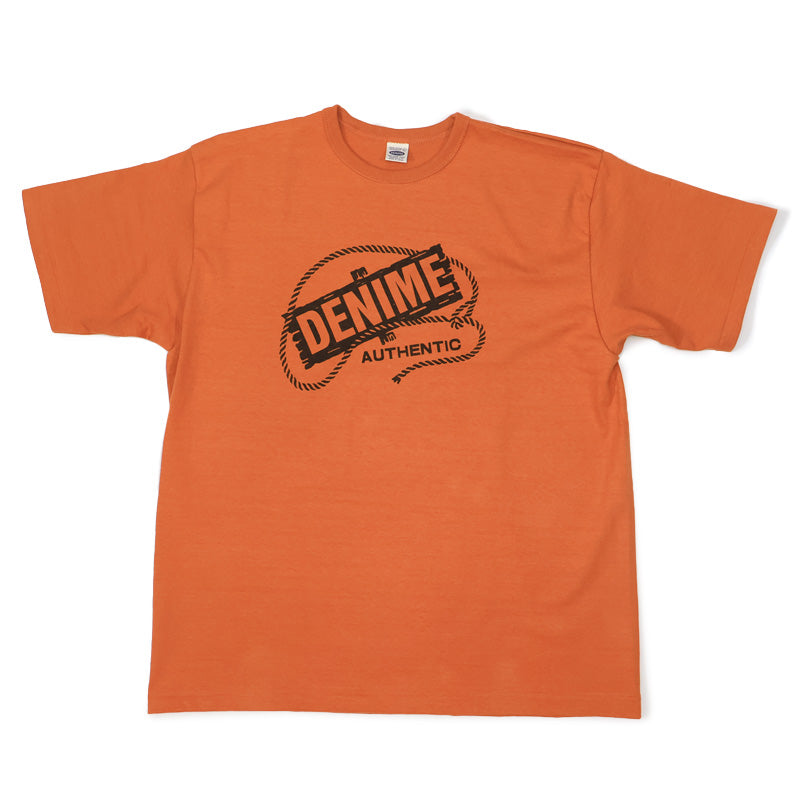 272 CREW NECK T - AUTHENTIC - BRICK